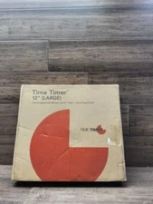 TIME TIMER Visual Timer - 60 Min Kids Desk Countdown Clock 12 IN