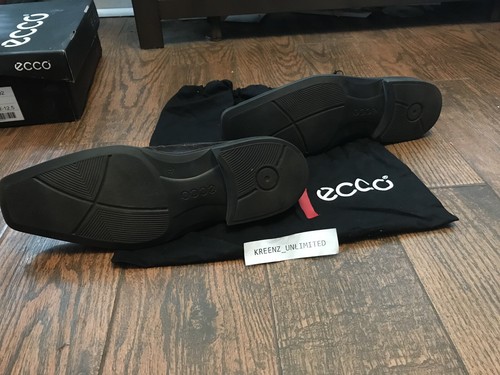 $199 ECCO BARCELONA APRON TOE TIE Leather Shoes 46 12-12.5 ESPRESSO CAPITAL - Picture 7 of 10