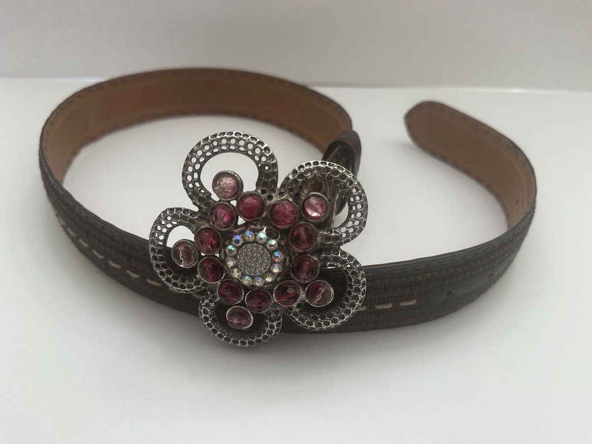 Viviane Guenoun Belt & Interchangeable Ornate Belt Buckle  display picture 2