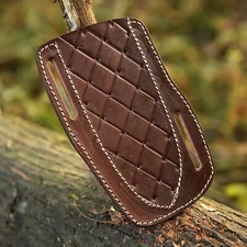 Every day Cary HANDMADE LEATHER SHEATH FOR FIXED BLADE KNIFE SURVIVAL 911