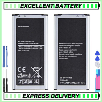 2100mAh Battery for Samsung Galaxy S5 Mini EB-BG800BBE EB-BGB800 EB-BG800CBE