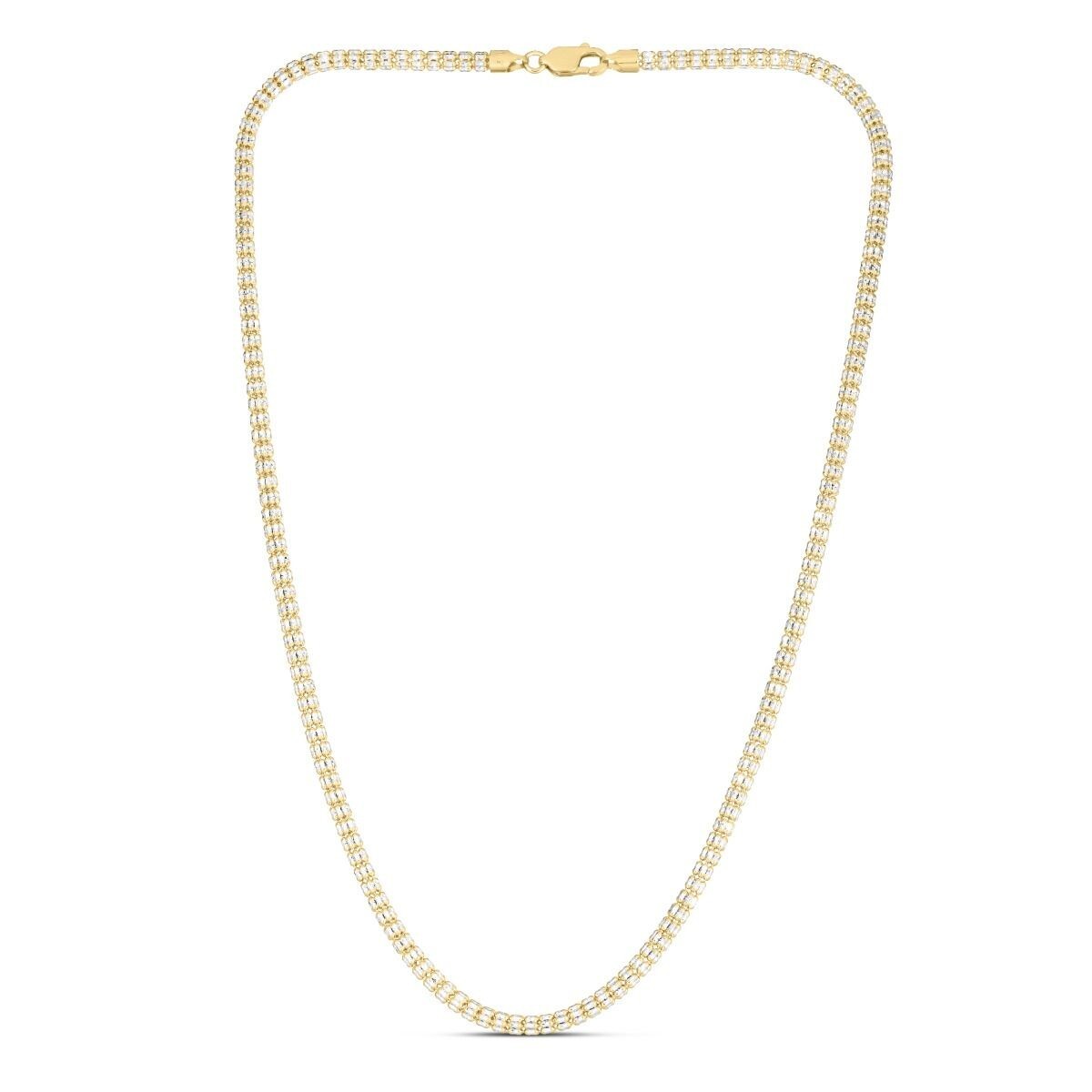 送料関税込・国内発送☆KING ICE☆4mm Gold Rope Dookie Chain☆ Rope Chains | Hip Hop Jewelry | King Ice