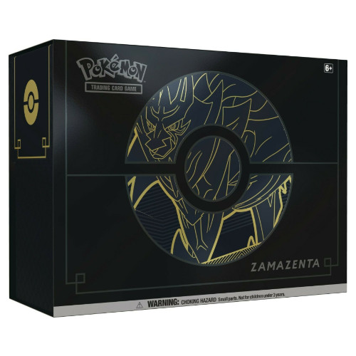 Pokémon TCG Sword & Shield Elite Trainer Box Plus Zamazenta Card Game - POK82743