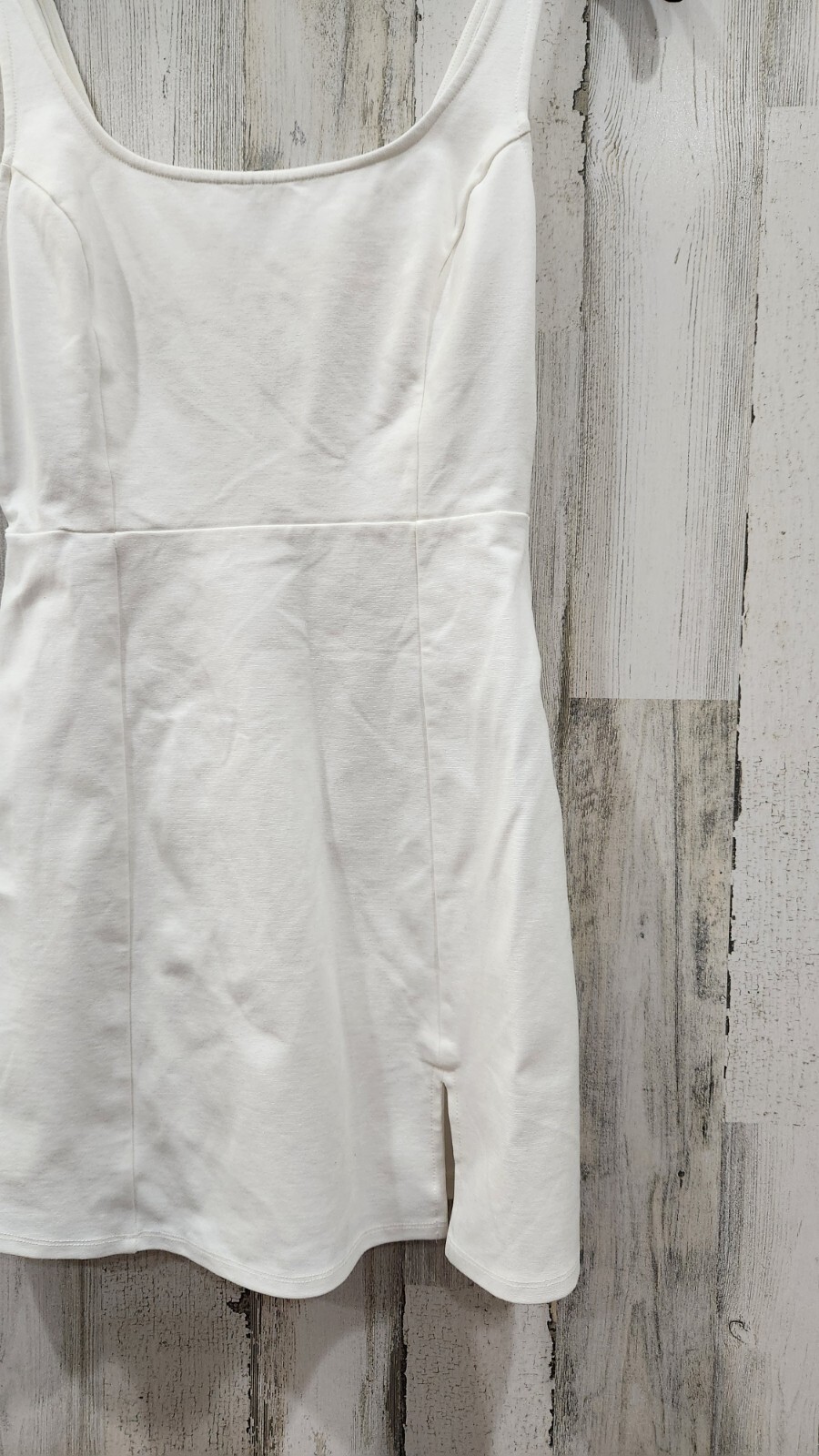 LULUS Always Admired White Sleeveless Mini Dress Size MEDIUM**NWOT*