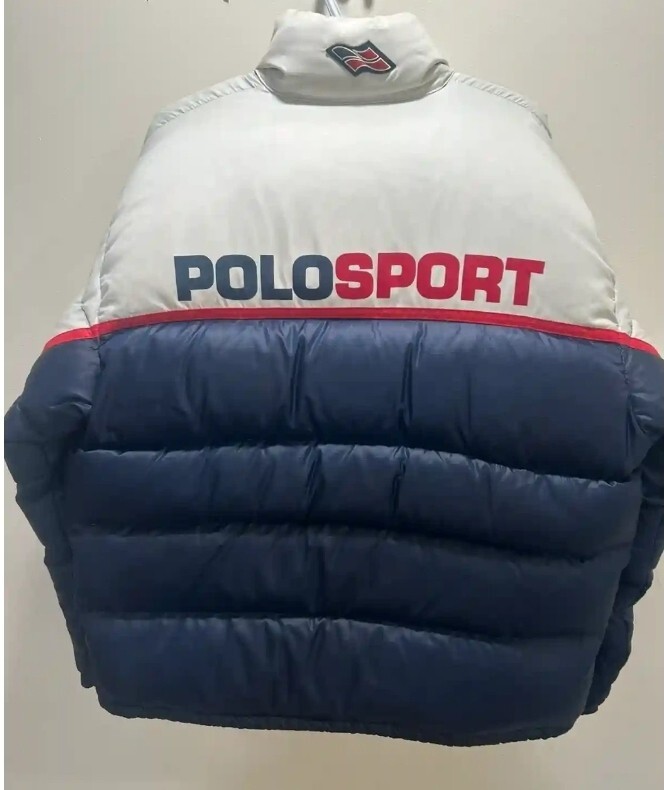 Vintage Polo Ralph Lauren P Wing Snowbeach Rare Stadium 1992 Bear  Jacket SZ M