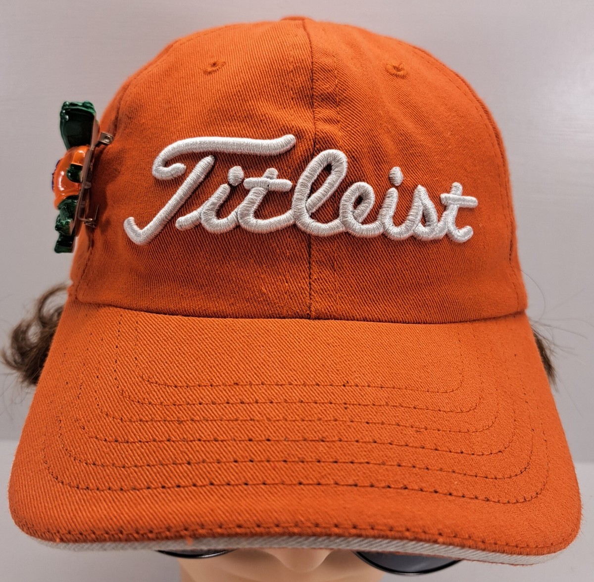 帽子 [0] TITLEIST S/M ORANGE Titleist Hat S/M Orange Gray Flex | eBay