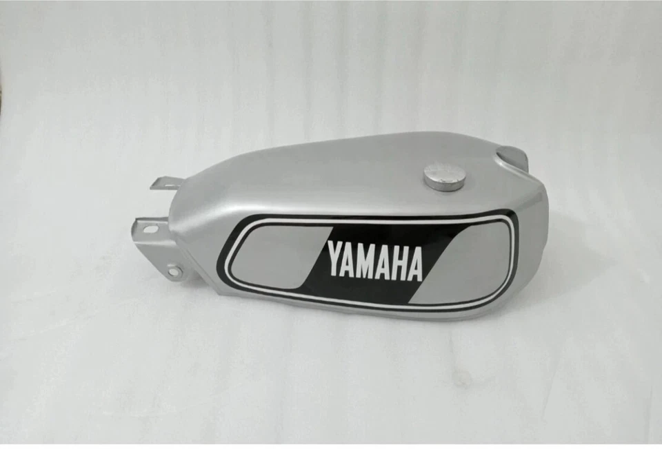 Ajuste para Yamaha 250 DT DT250 Enduro alumínio prata tanque de gasolina 1977-1979 - Imagem 3 de 4