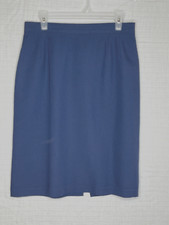 EUC Sag Harbor Petite Women's Blue Office/ Pencil Skirt Size 16P Lined