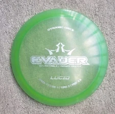 Dynamic Discs Overstable Lucid Evader 169g Green Driver Golf Disc 8.5/10
