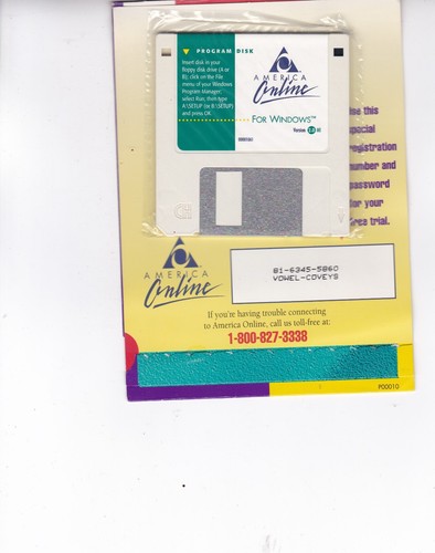 AOL 2.0 America Online Factory Sealed Floppy Take A Look - Picture 3 of 3