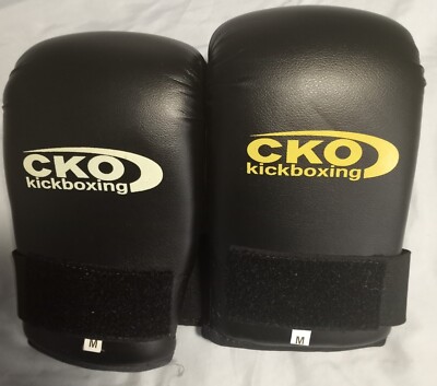 CKO Kickboxing Boxing Gloves Black Size M