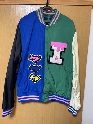 BBC Ice cream TRIPLETS VARSITY JACKET