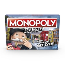Monopoly For Sore Losers Board Game for Ages 8 and Up, Official