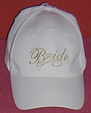 Women's Amscan Bride's White Cap New w/tag One Size China Contains Plastic Sheet