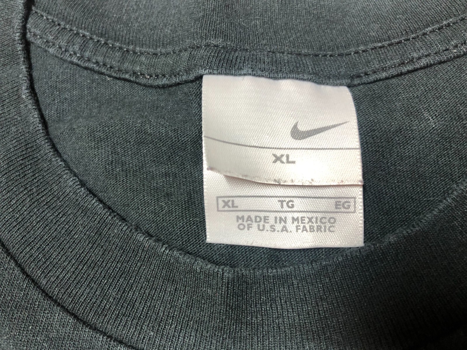 2000s Nike Center Check Essentials Basic Black Vi… - image 4