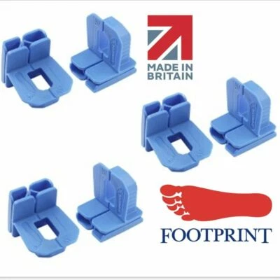 FOOTPRINT TOOLS 6 x FOOTPRINT Builders Brickies Bricklayers Line Corner Blocks - setting out