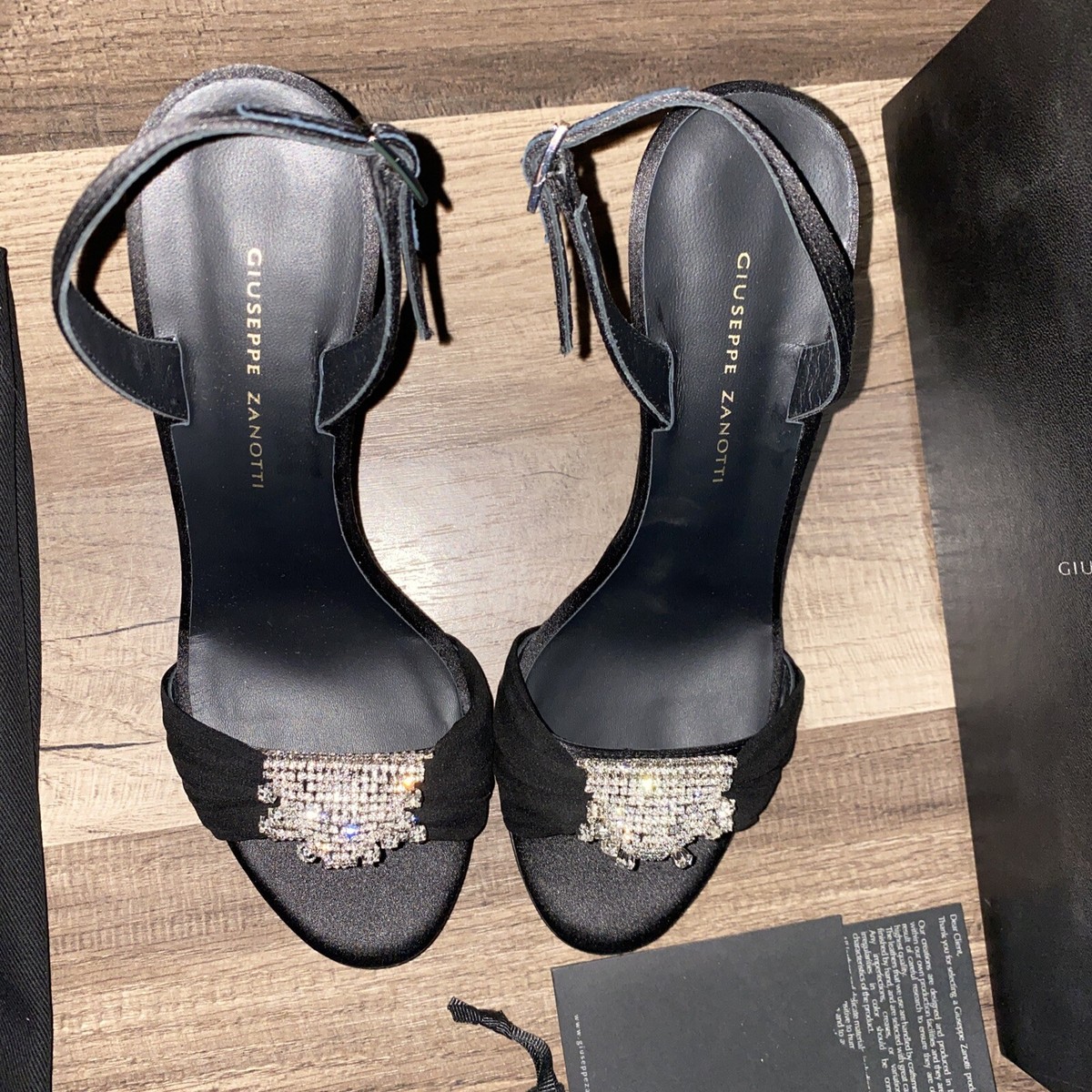 GIUSEPPE ZANOTTI 黒ヒール 中古・古着通販】GIUSEPPE ZANOTTI (ジュゼッペザノッティ