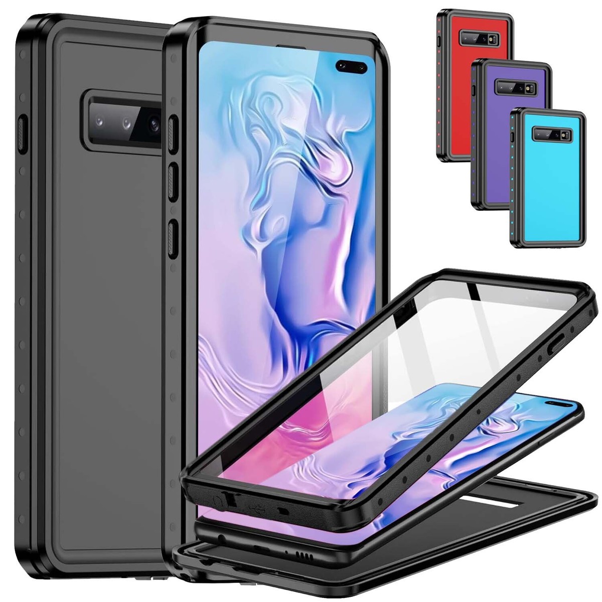 Waterproof Case Samsung Galaxy S10 S10 Plus Shockproof Heavy Duty Armor  Cover