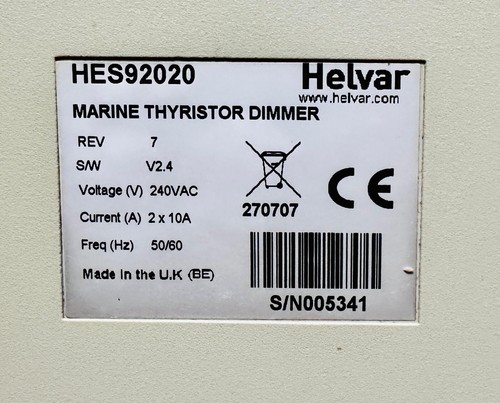 HELVAR HES92020 ATENUADOR TIRISTOR MARINO - Imagen 2 de 7