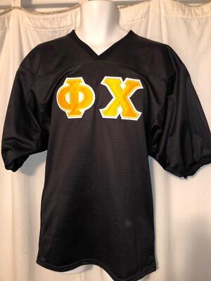 Phi Chi Sorority Football Jersey College Fraternity Greek Pledge Size Medium M