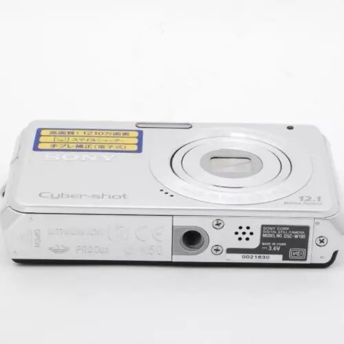 Sony Cyber-shot DSC-W190 12.1MP 3x Optical Zoom Digital