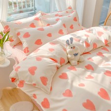 Watermelon Pattern Pink Bedding Set Duvet Sheet pillow Case Four-Piece New