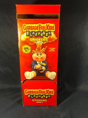 GPK flashback Series 2 EMPTY BOX no packs cards Gravity Feed Garbage Pail Kids