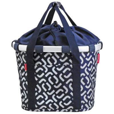 Klickfix Reisenthel Fahrrad Lenker-Korb Bikebasket signature navy blau 0303SIN