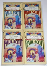 Complete Set of 4 THE RAJ QUARTET by PAUL SCOTT  1979 Masterpiece Theatre Series