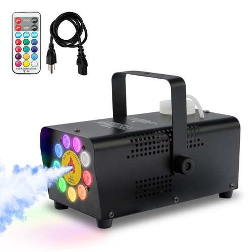 500W Smoke Fog Machine RGB Muti Color LED DJ Party Wedding Stage Light w/ Remote - Picture 10 of 12