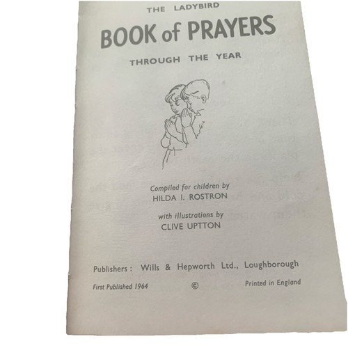 Vintage Ladybird Book – Book of Prayers Through the Year, 612, 1964 1st Edition - Picture 4 of 4