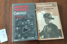 LIBRO STORIA DEL FASCISMO + BENITO MUSSOLINI- CARROCCI. DE LUNA (2 LIBRI)