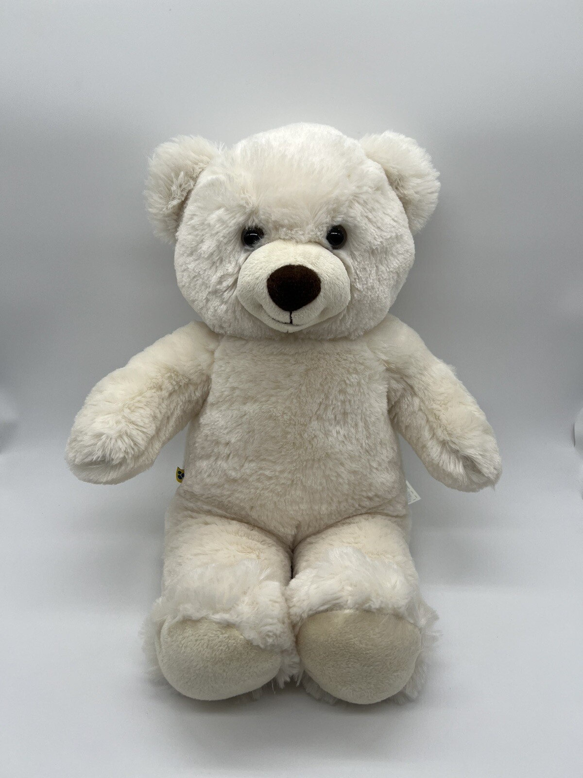 Build-A-Bear Workshop Teddy Bear 15” Cream White Plush Retired