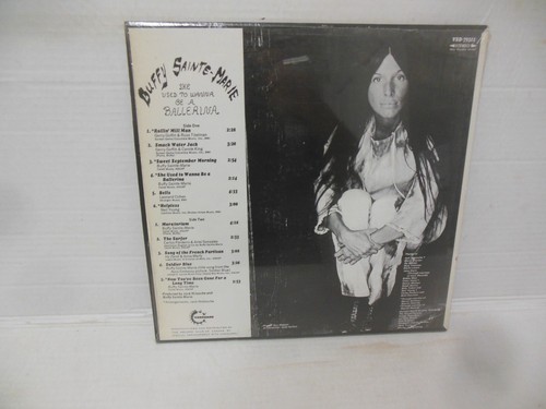 BUFFY SAINTE-MARIE nr mint vinyl lp USED TO WANNA BE A BALLERINA in shrinkwrap - Picture 3 of 3