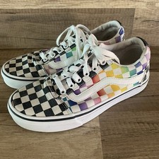 Vans Old Skool Women's Skate Shoes Colorful Checkerboard Size 7, Men's Size 5