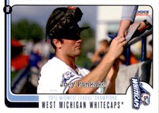 2015 West Michigan Whitecaps MWL Champs Choice #16 Joey Pankake Easley SC Card