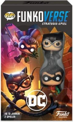 Funko Funkoverse DC Batman Extension Pack Catwoman& Robin ab 10 Jahren 2 Spieler - Bild 1 von 3