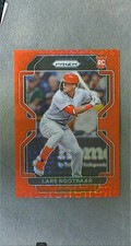 2022 Panini Prizm Tier II Red Mojo Prizm #119 Lars Nootbaar RC Cardinals #/149