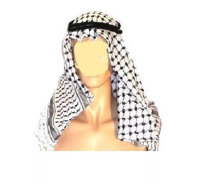 Men's Scarves Head were Keffiyeh Shemagh Arab Original Authentic