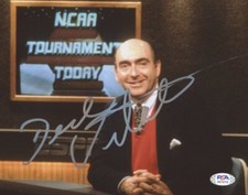 Dick Vitale ESPN Legendary Broadcaster Signed 8x10 Photo RARE PSA COA B
