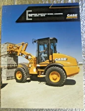Factory 2006 Case E series Compact Wheel Loaders Sale Dealership Spec Brochure 