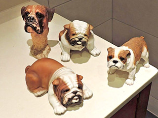 Bulldog Ornament Collection Free Postage