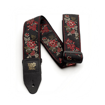 Ernie Ball Red Rose Jacquard 4142 Gürtel