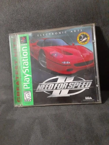 Need for Speed II 2 (Sony PlayStation 1 PS1, 1997) COMPLETE CIB w/ Manual Tested