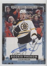 2015-16 Upper Deck Portfolio Rookie Color Photos Colin Miller #242 Auto av1