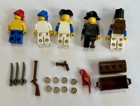 LEGO Minifigure Pirates Sea Mates 6251 pi055 pi061 pi063 pi056 pi043 COMPLETE