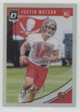 2018 Donruss Optic Rookies Holo Prizm Justin Watson #112 ds4
