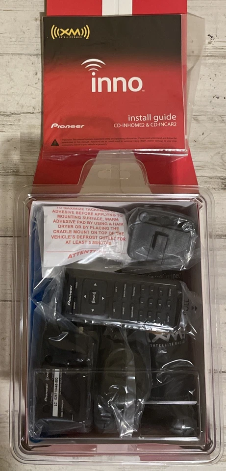 Pioneer XM Inno Car Kit CD-INCAR2 Radio Satelital Portátil Para Usar con GEX-INNO2Bk Foto 4 de 4