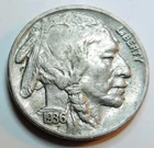 1936 S Buffalo Nickel XF+