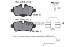 Bremsbelagsatz, Scheibenbremse 2428904 TEXTAR f�r MINI MINI MINI Cabriolet